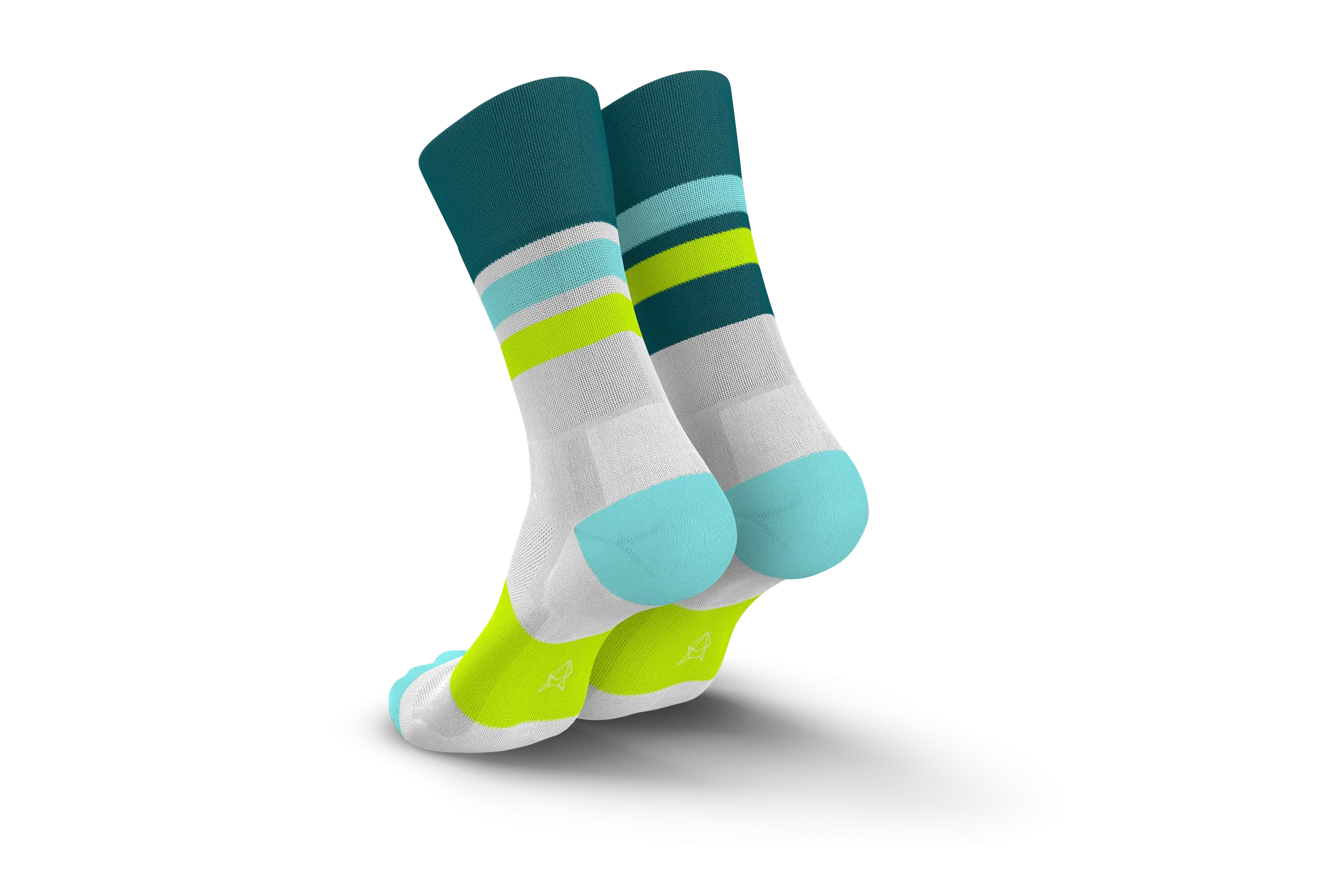 INCYLENCE Ultralight Tracks Petrol Mint Long Sock