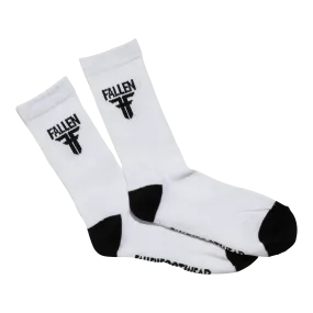 INSIGNIA SOCK WHITE/BLACK