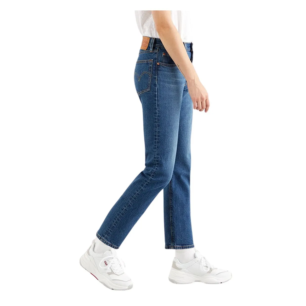 Jeans Donna Levi's 501 Crop Blu Charleston