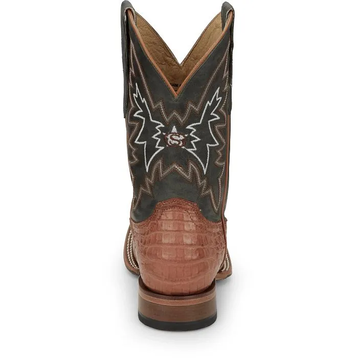 Justin Haggard 11" Tan Caiman Boot