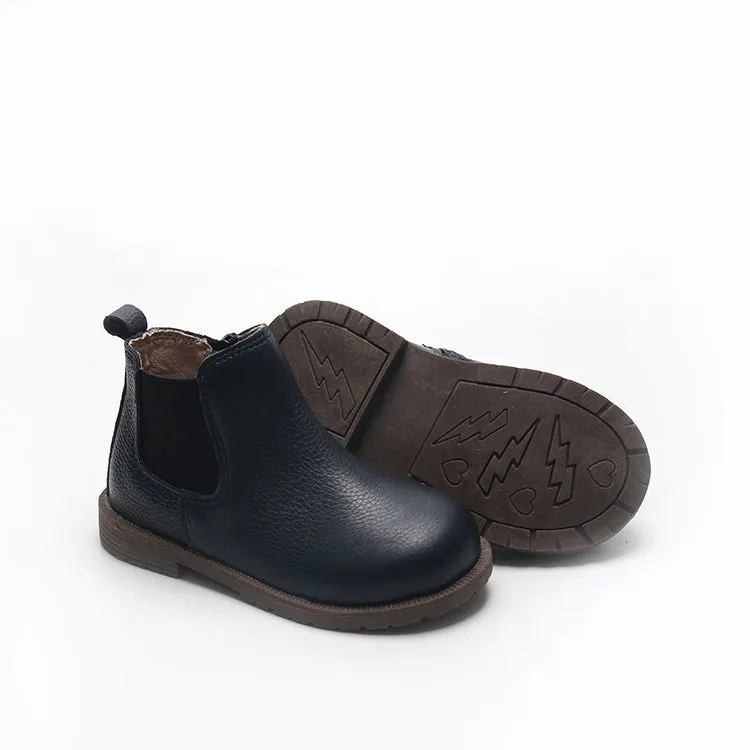 Kids Shoe - Little MeMe Boot Lenni Navy