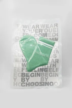 Logo Sock Heather Green K504