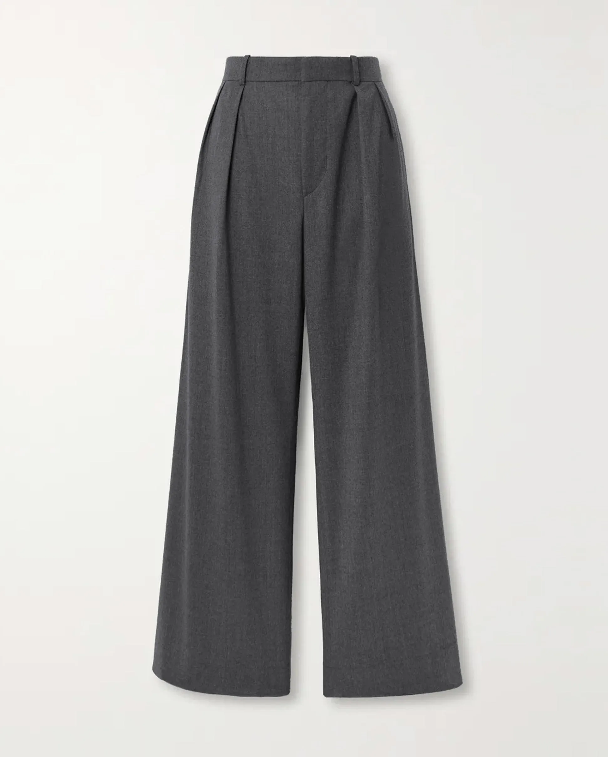 LOW RISE TROUSER FLANNEL / CHARCOAL