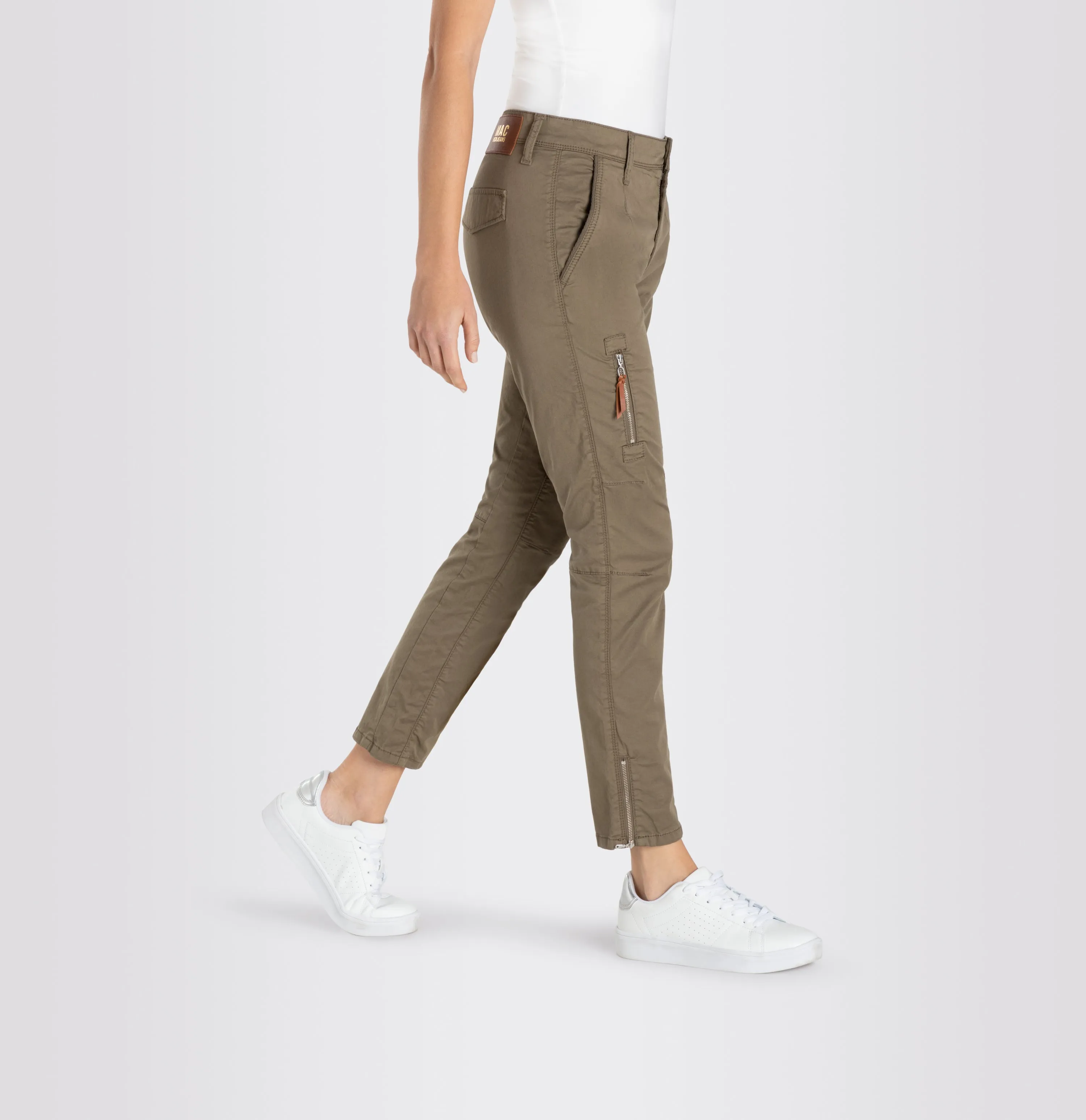 MAC JEANS - RICH cargo cotton, Authentic stretch gabardine