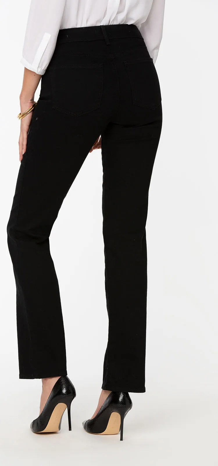 Marilyn Straight Jeans Zwart Premium Denim (Tall) | Black