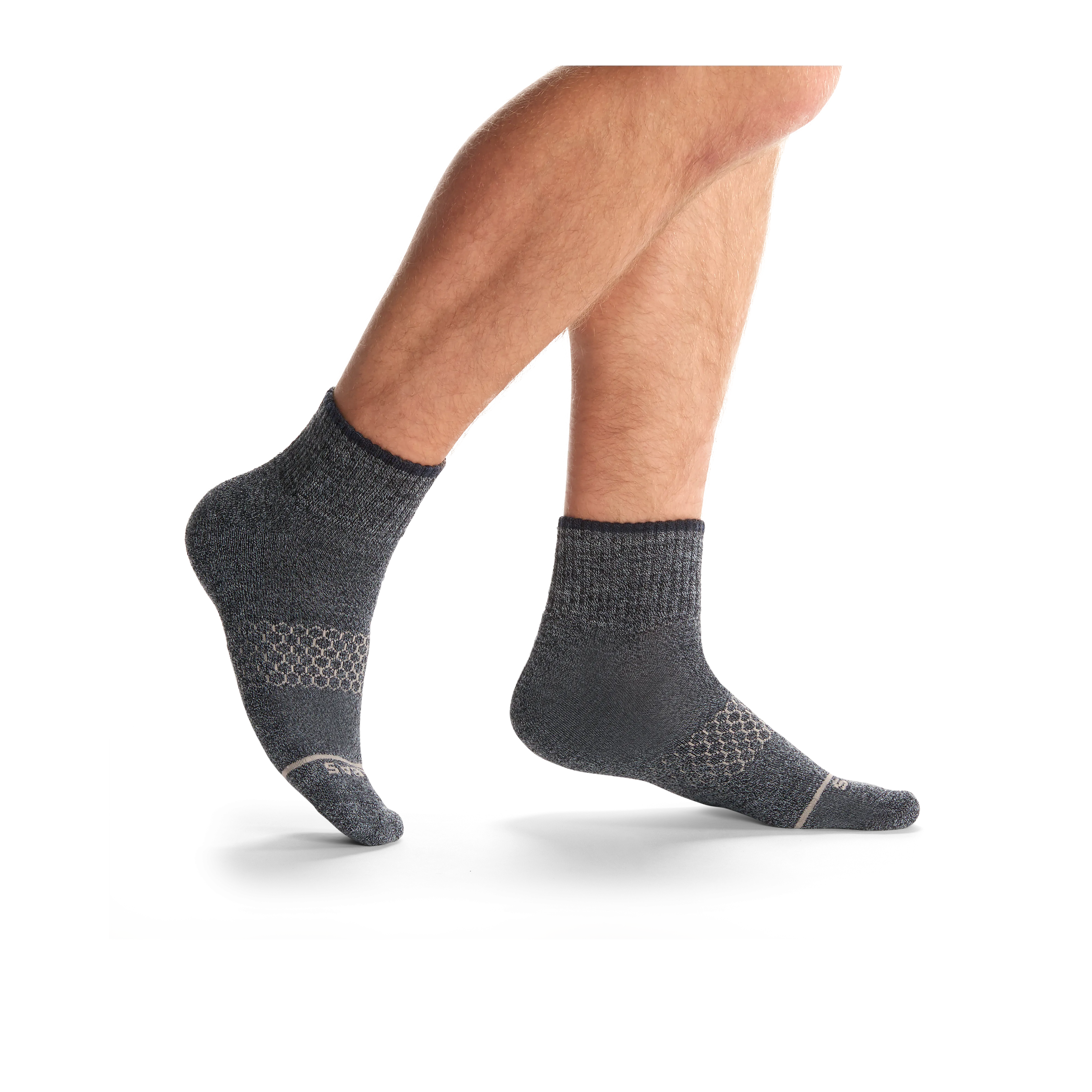 Men's Merino Wool Blend Quarter Sock