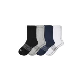 Men's Solids Half Calf Sock 4-Pack