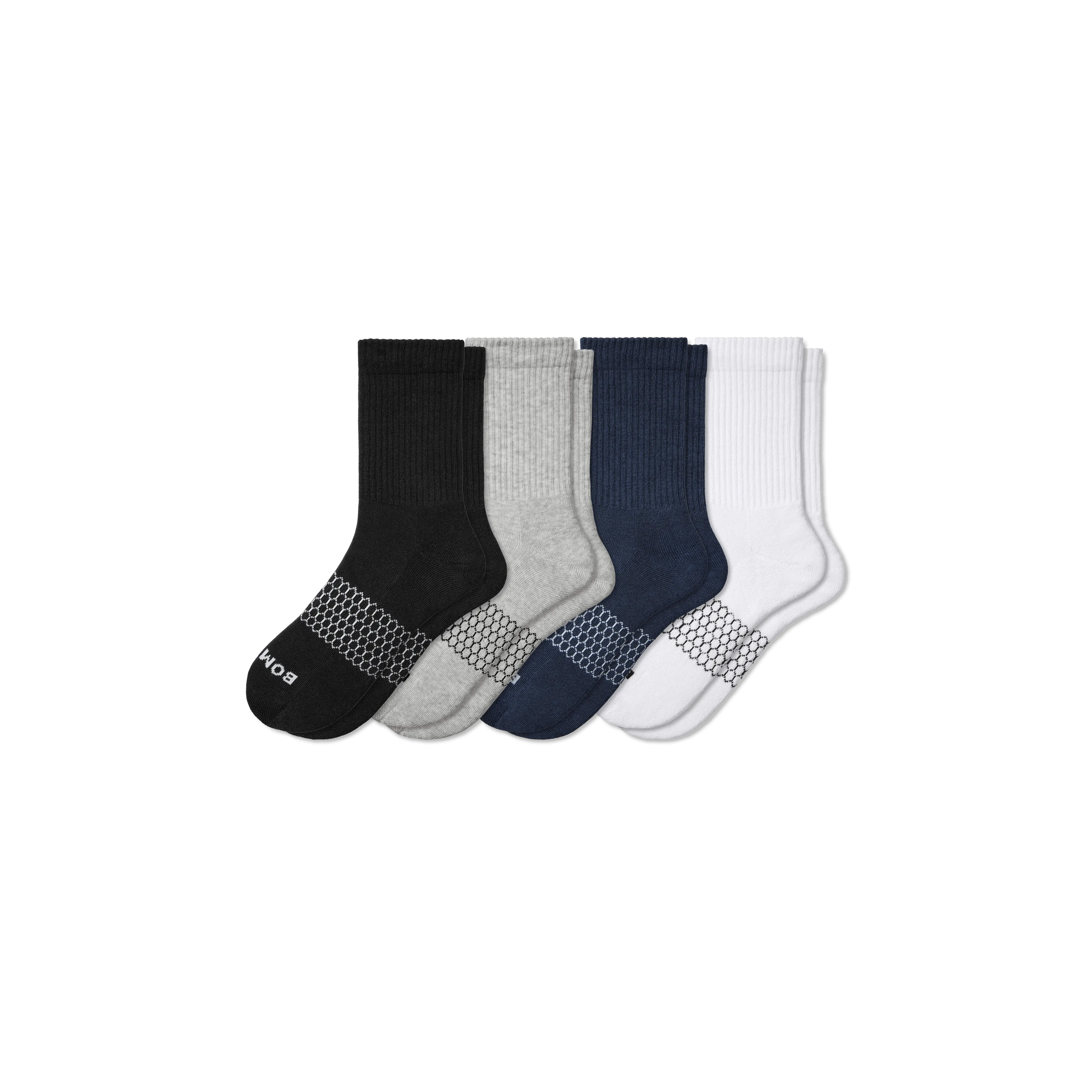 Men's Solids Half Calf Sock 4-Pack