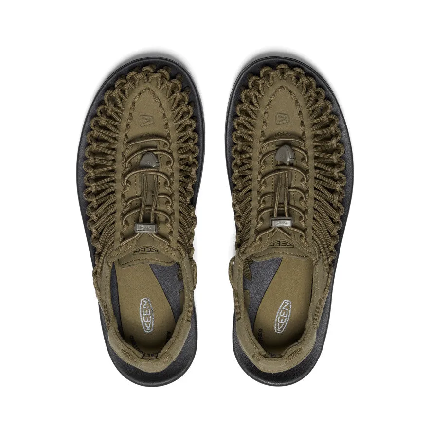 Men's UNEEK Sneaker  |  Dark Olive/Black