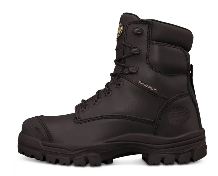 Oliver Black 150mm At45 Composite Zip Side Safety Boot