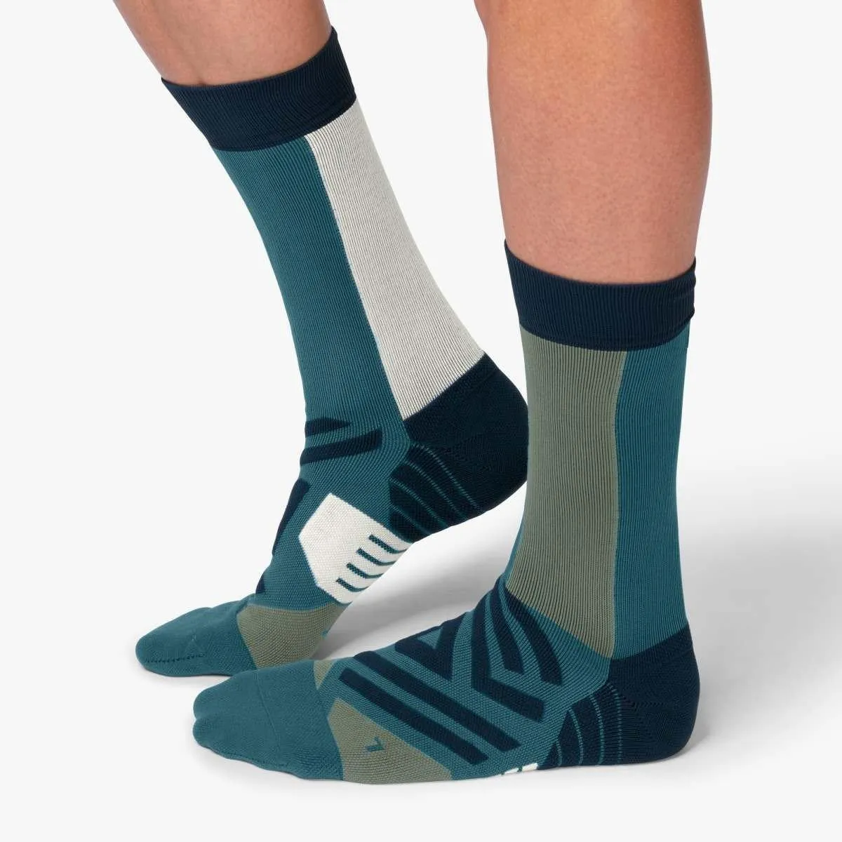 On Running High Sock (Men's) - Storm/Moss