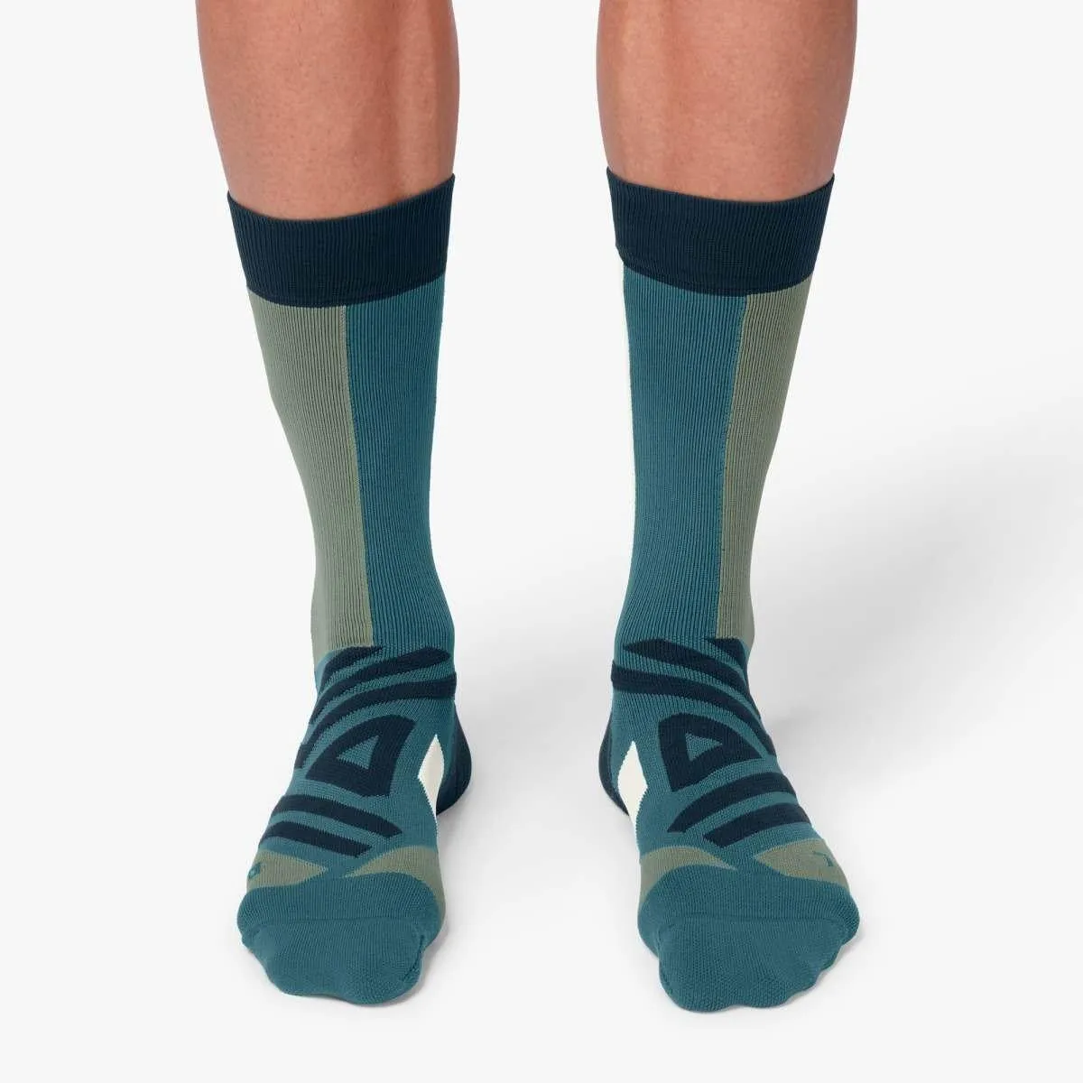 On Running High Sock (Men's) - Storm/Moss