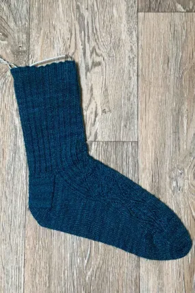 Pattern: Soliloquy Lace Panel Sock