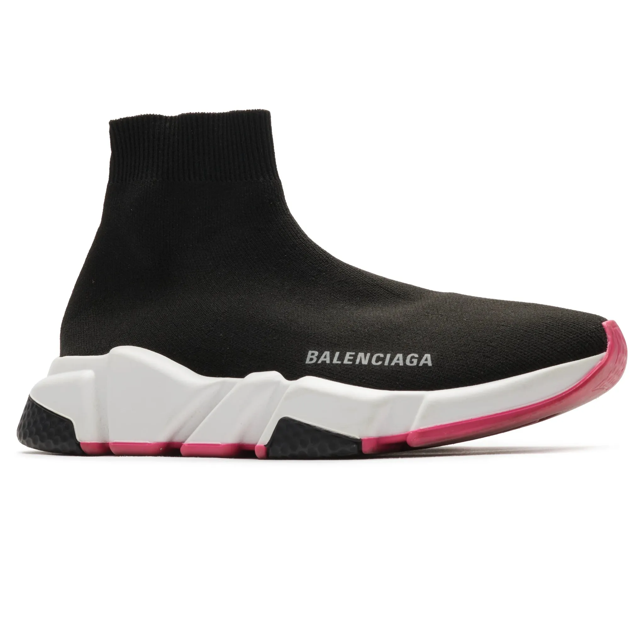 Preloved - Balenciaga Speed Knit Sock Black Pink Sneaker