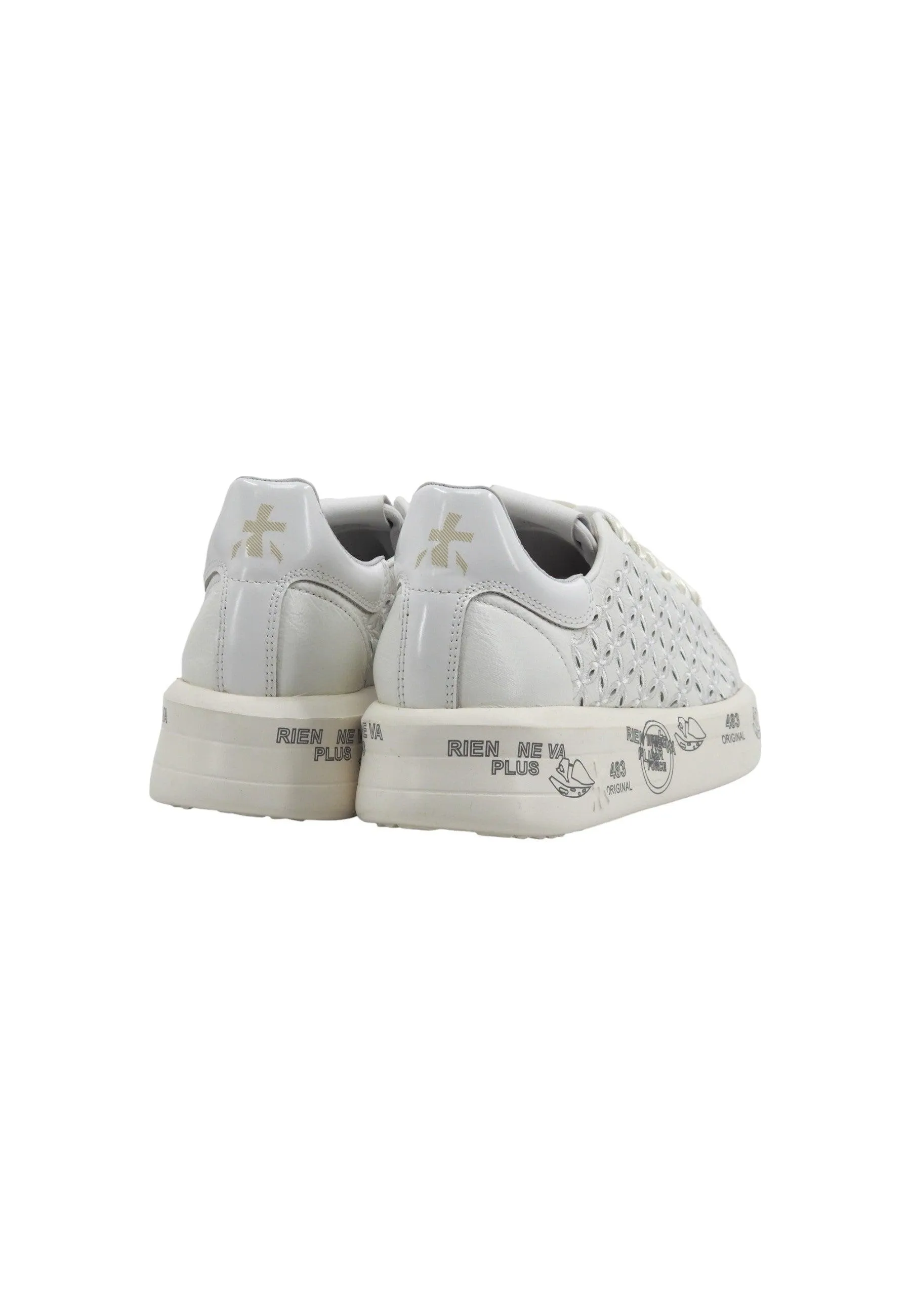 PREMIATA Sneaker Donna White BELLE-6283