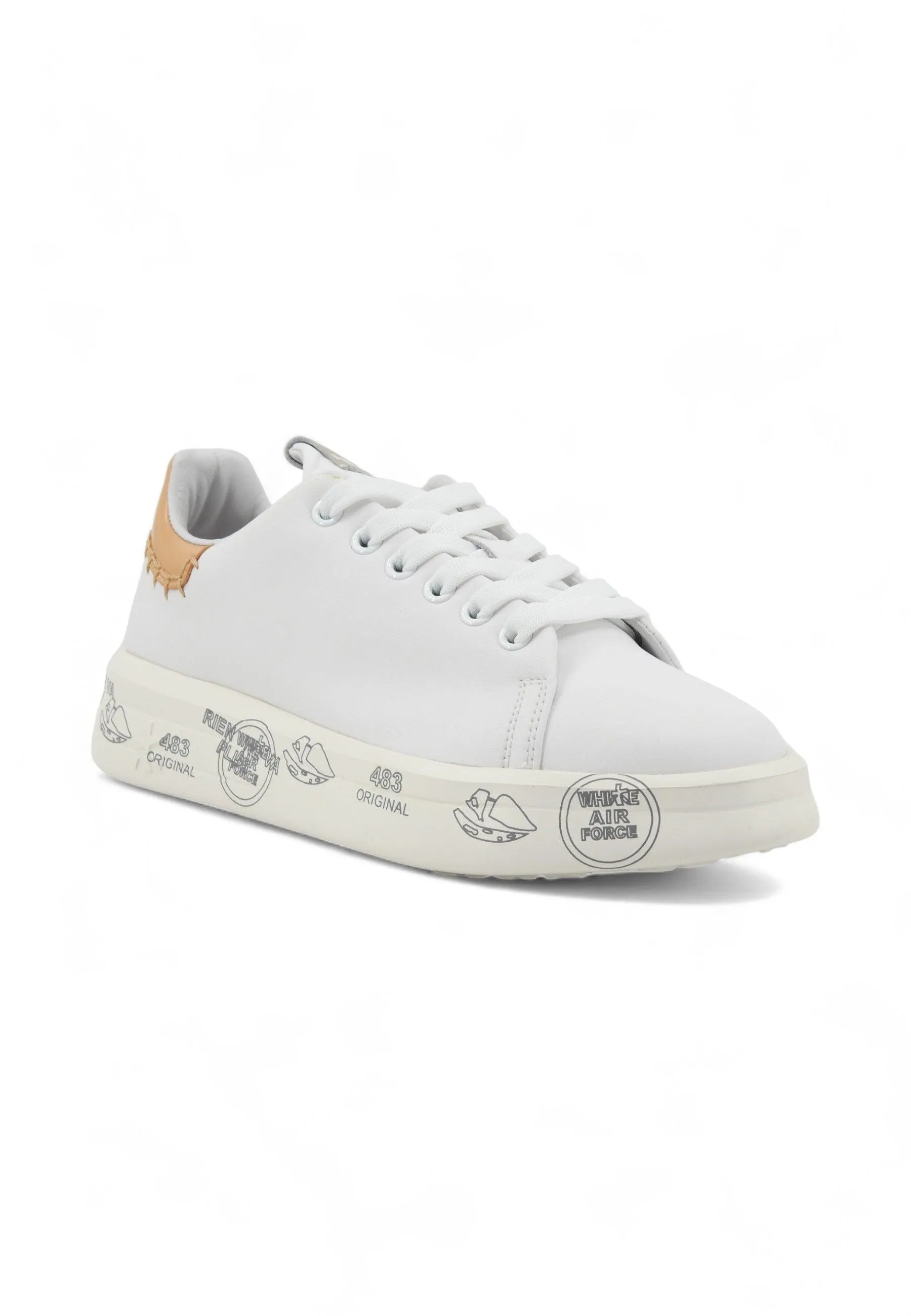 PREMIATA Sneaker Donna White BELLE-6711