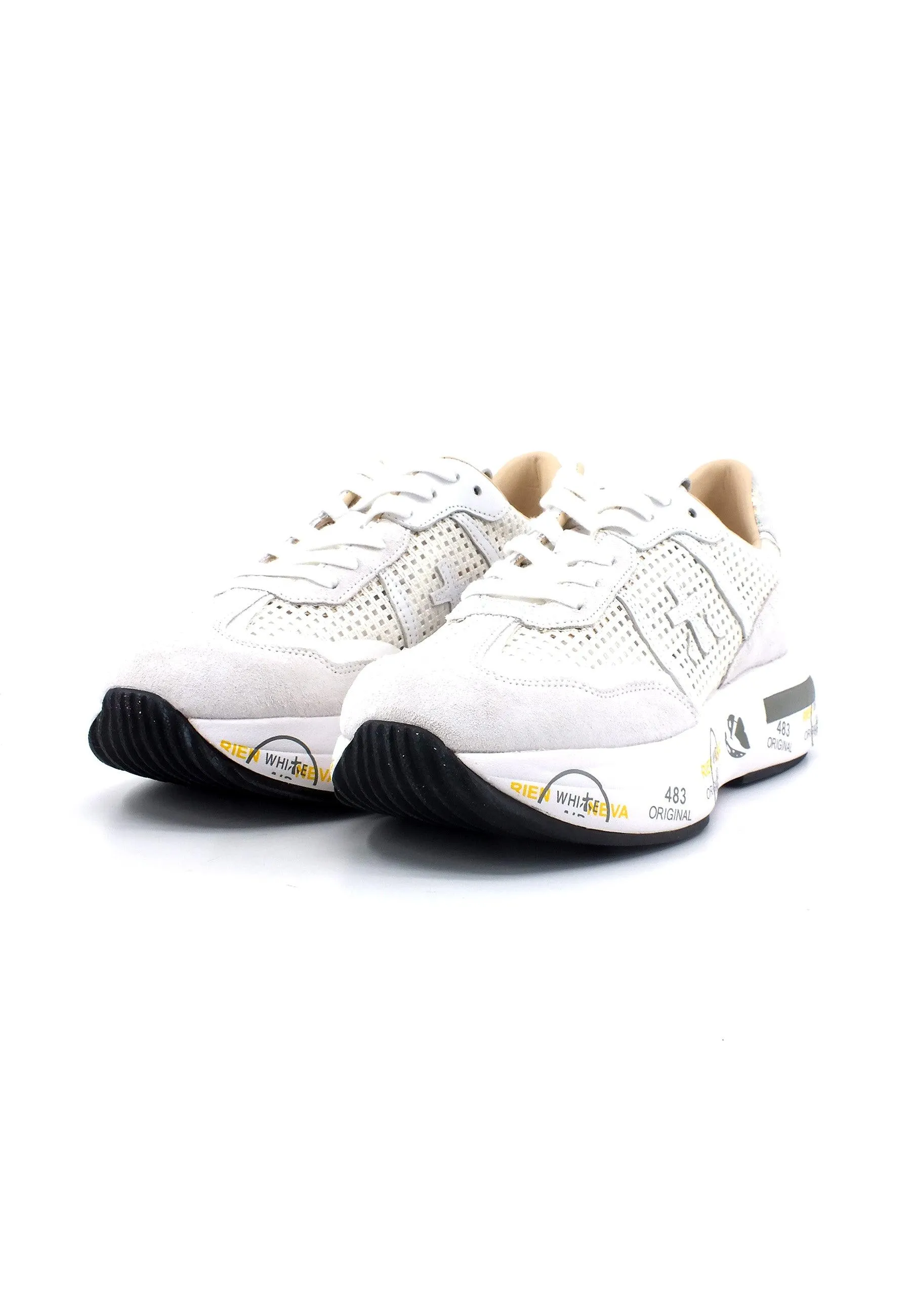 PREMIATA Sneaker Traforata Donna White CASSIE6341