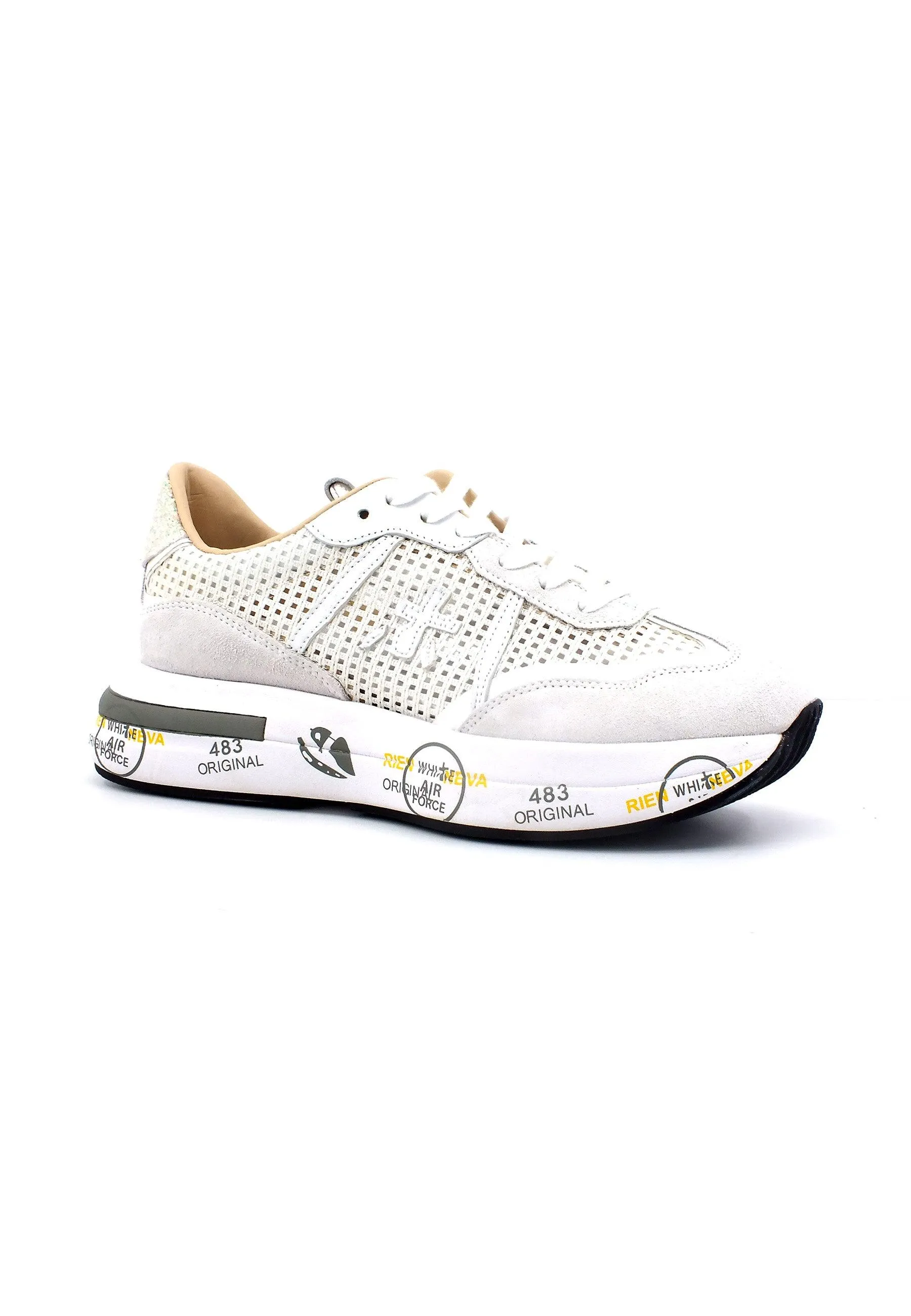 PREMIATA Sneaker Traforata Donna White CASSIE6341