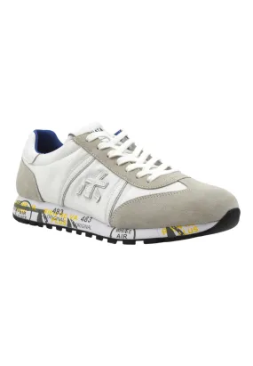 PREMIATA Sneaker Uomo White Grey LUCY-206E