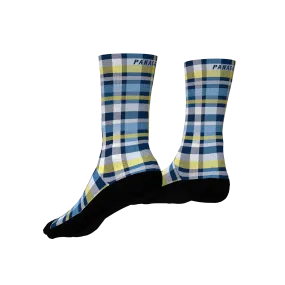 Pro 6" Sock - Denim Plaid