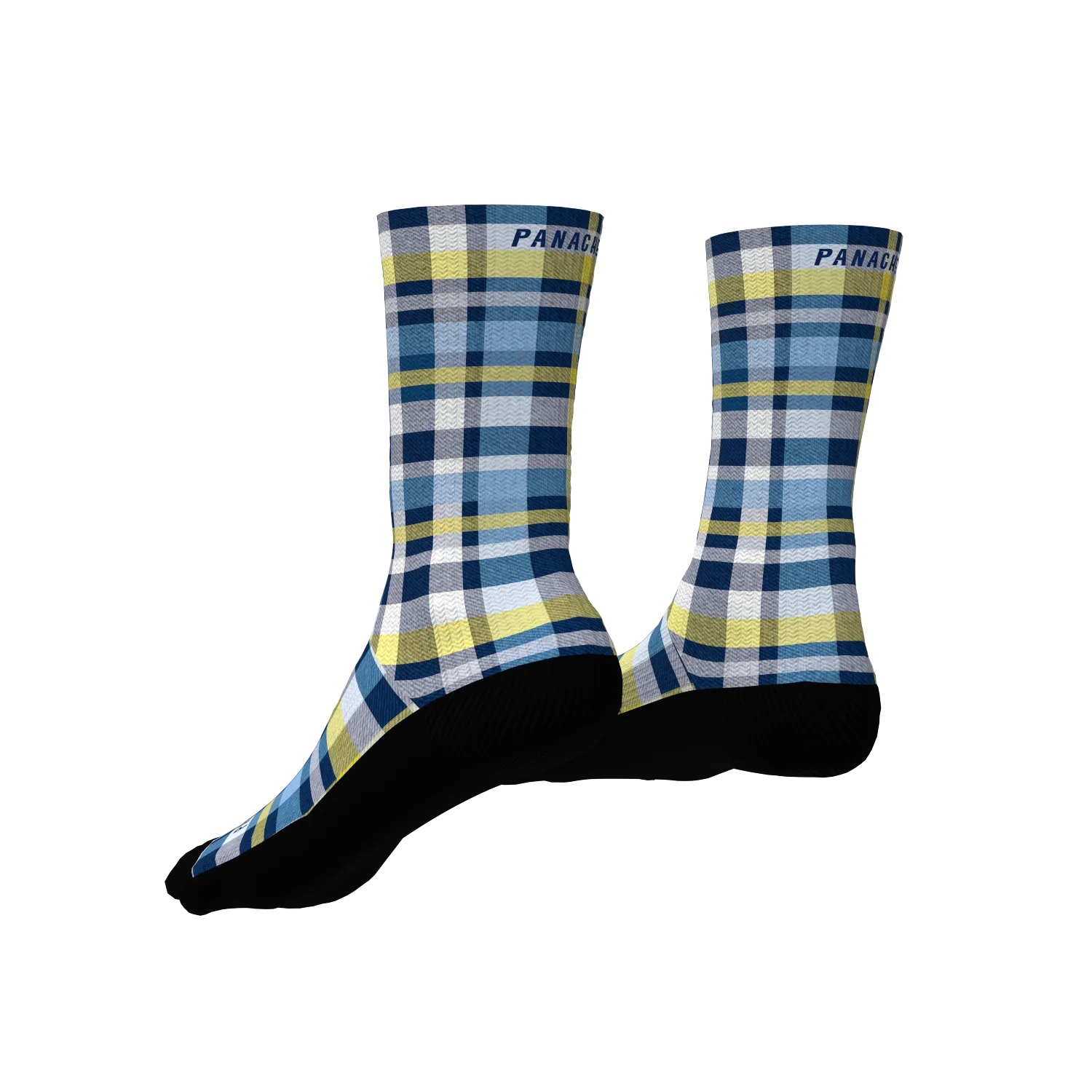 Pro 6" Sock - Denim Plaid