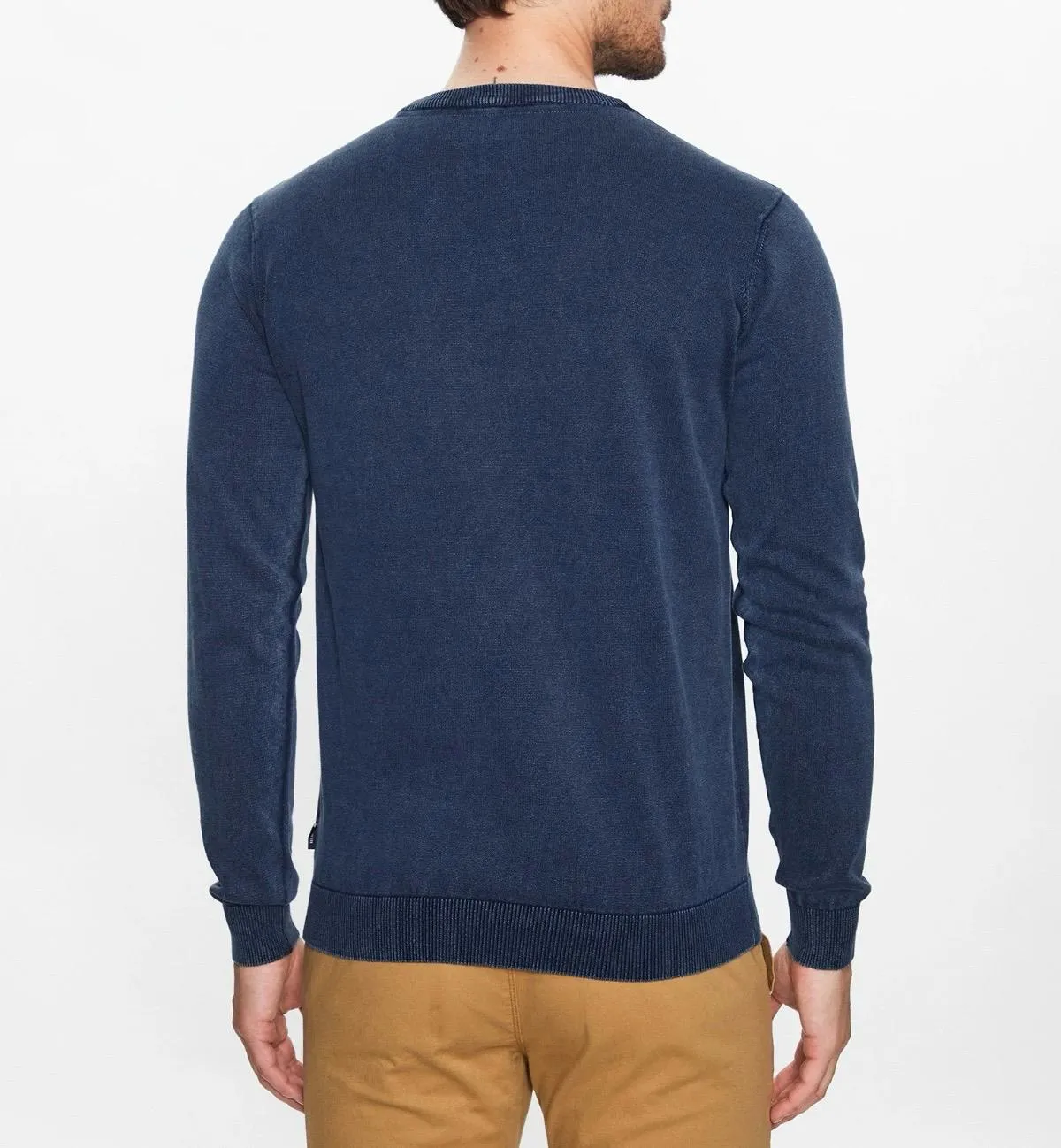 Pullover Cuello Redondo Indicode Jeans Filur  Dark Denim