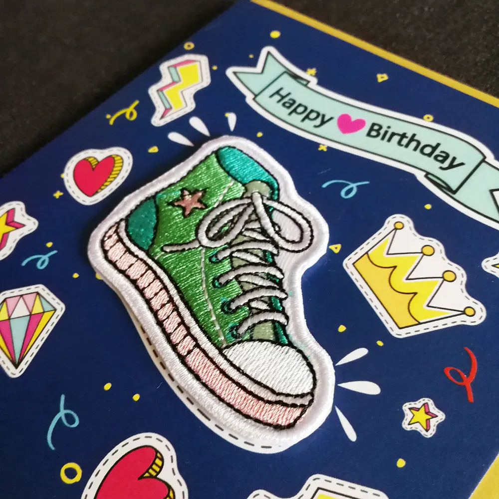 "Sneaker" Iron-On Patch Card