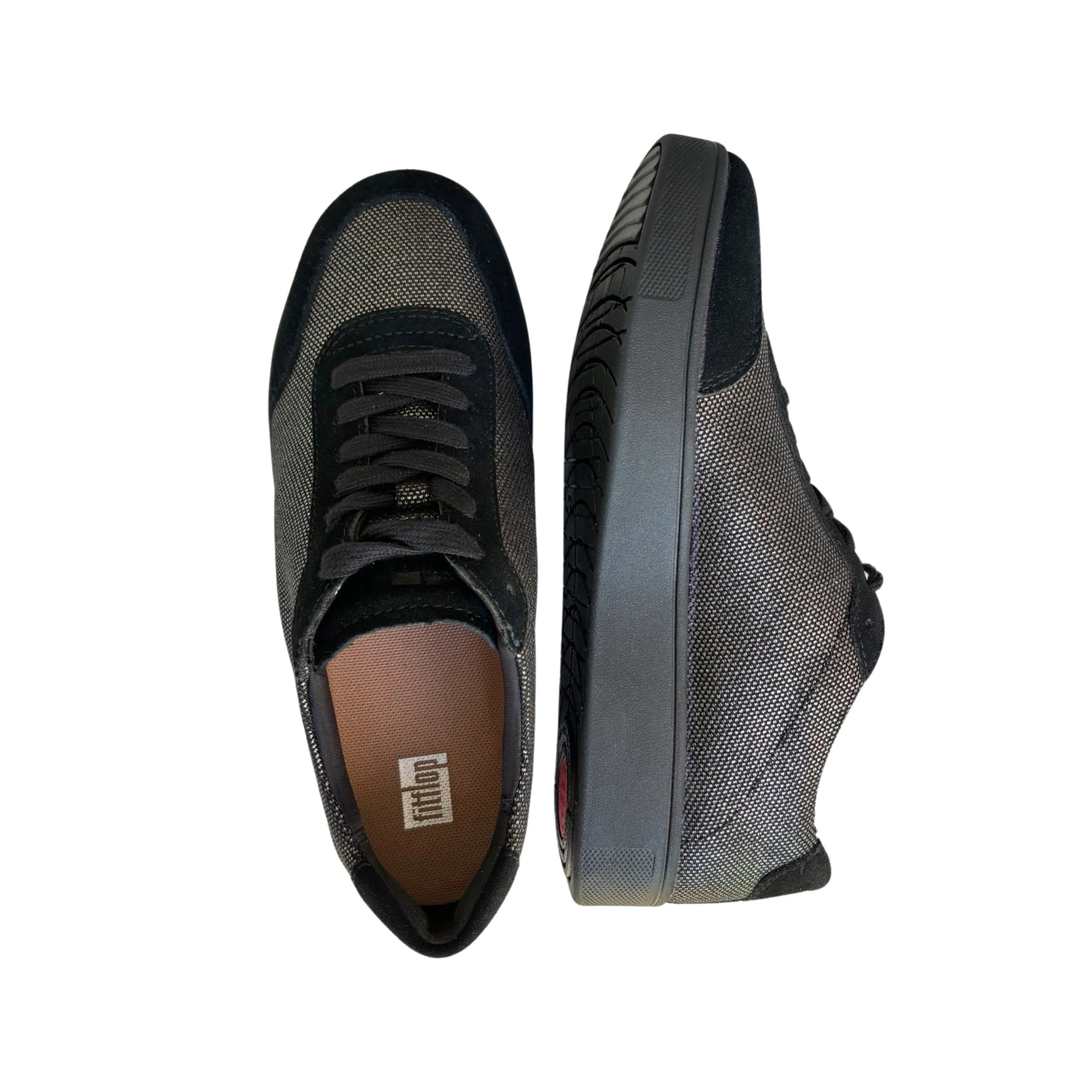 Rally Black Glitz Canvas Sneaker