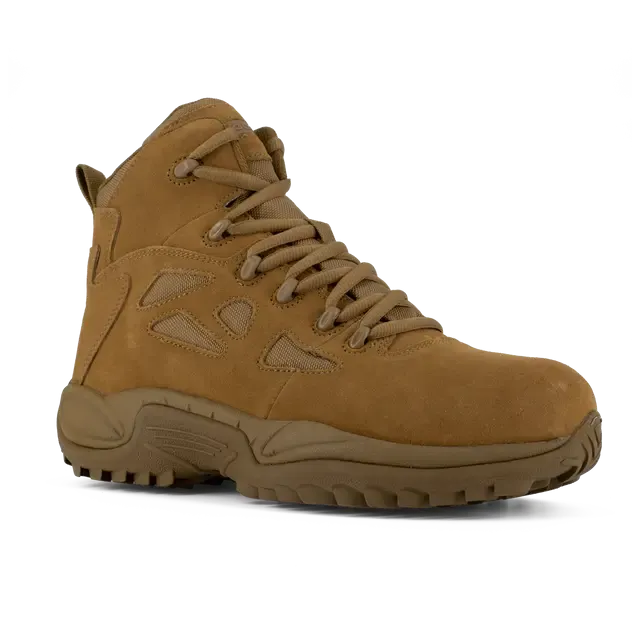 Rapid Response Rb 6 Inch Composite-Toe Side Zip Stealth Military Work Boot Coyote