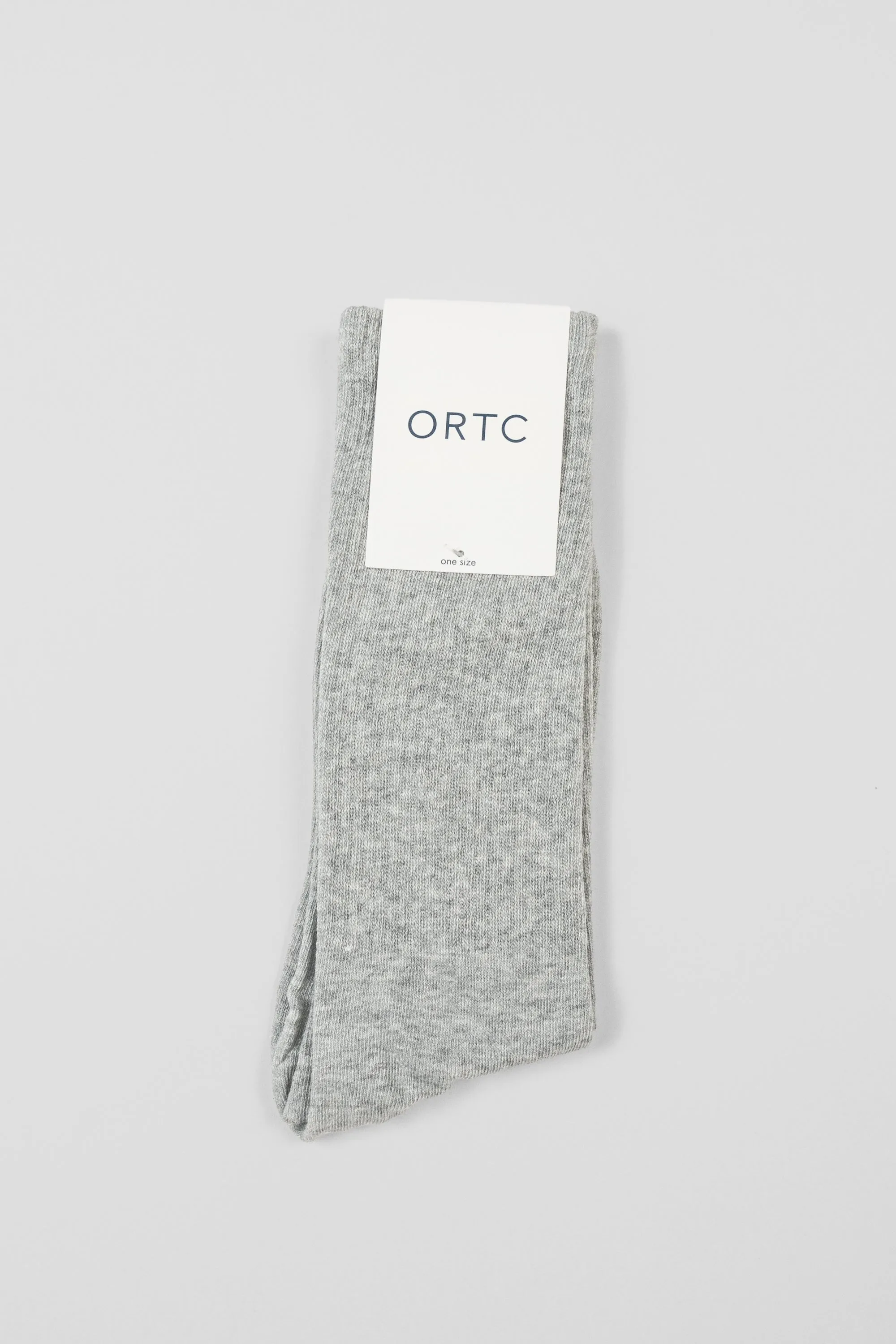 Ribbed Sock Marle Grey