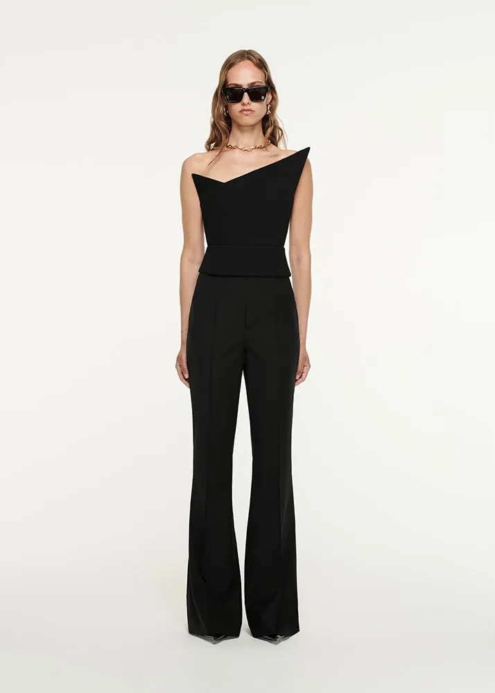 Roland Mouret Flared Trouser Black