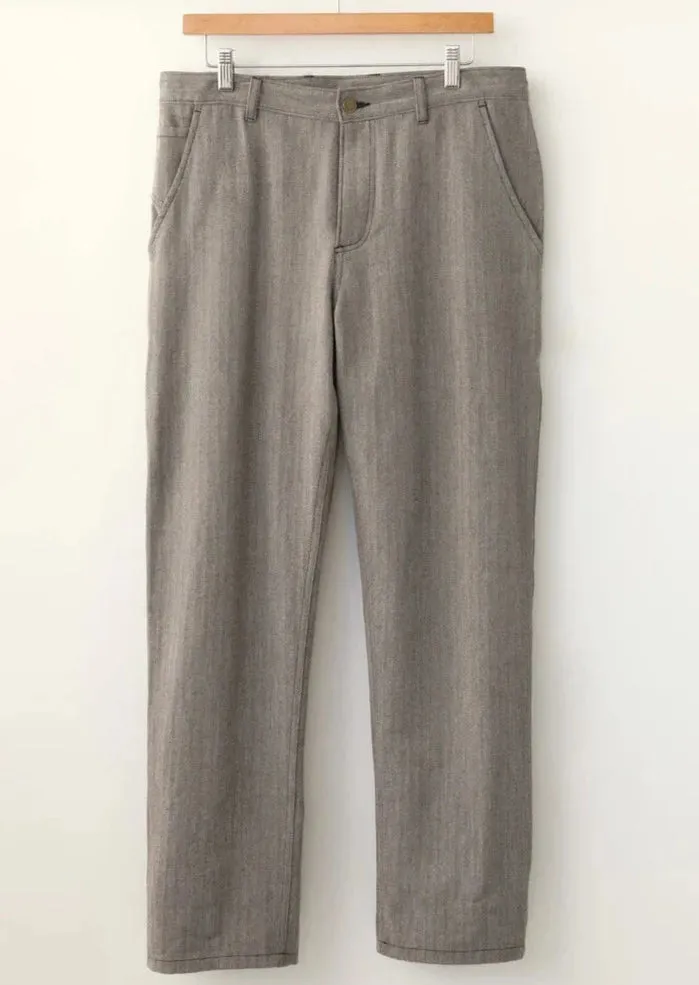 Saddle Herringbone Trouser