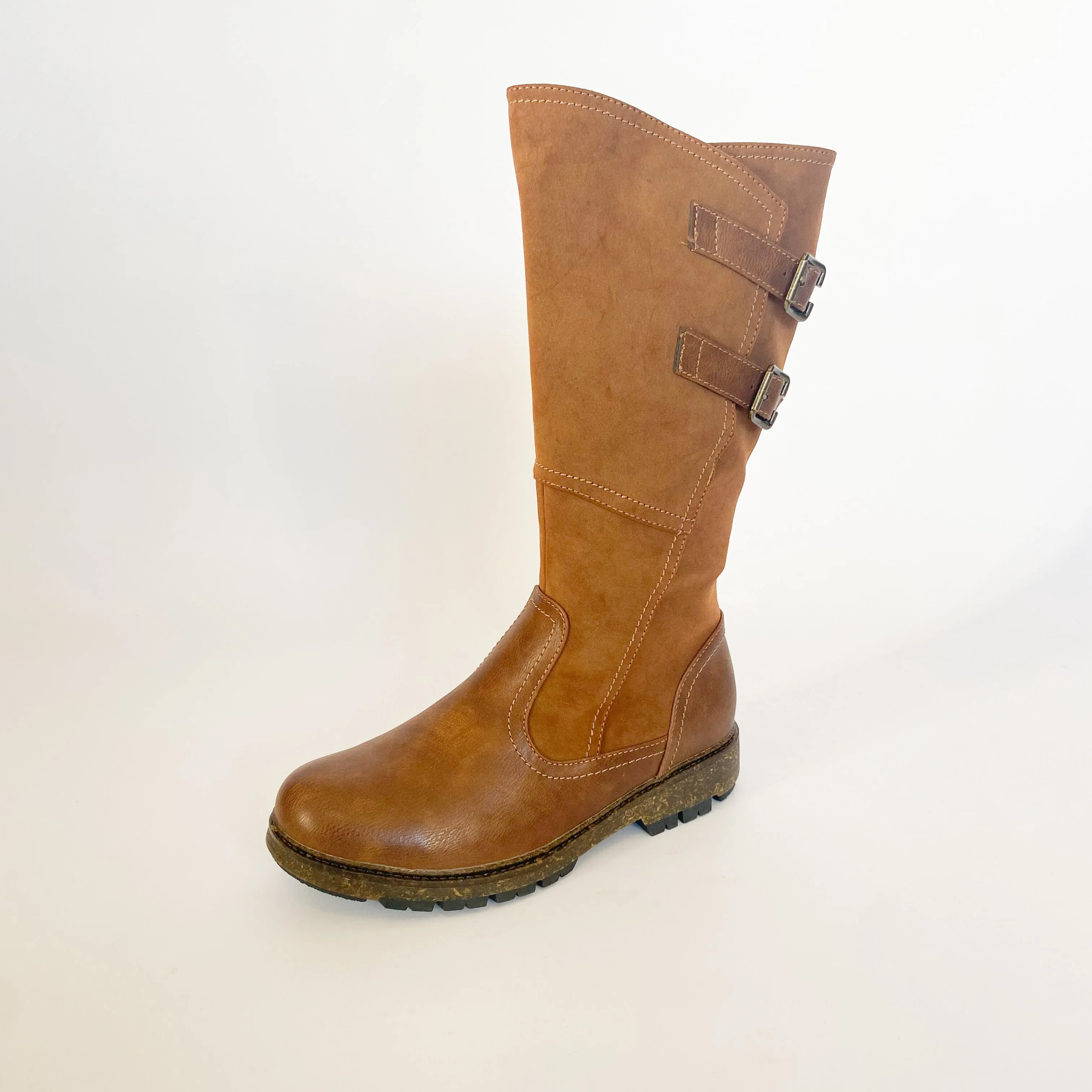 Savoy camel long boot