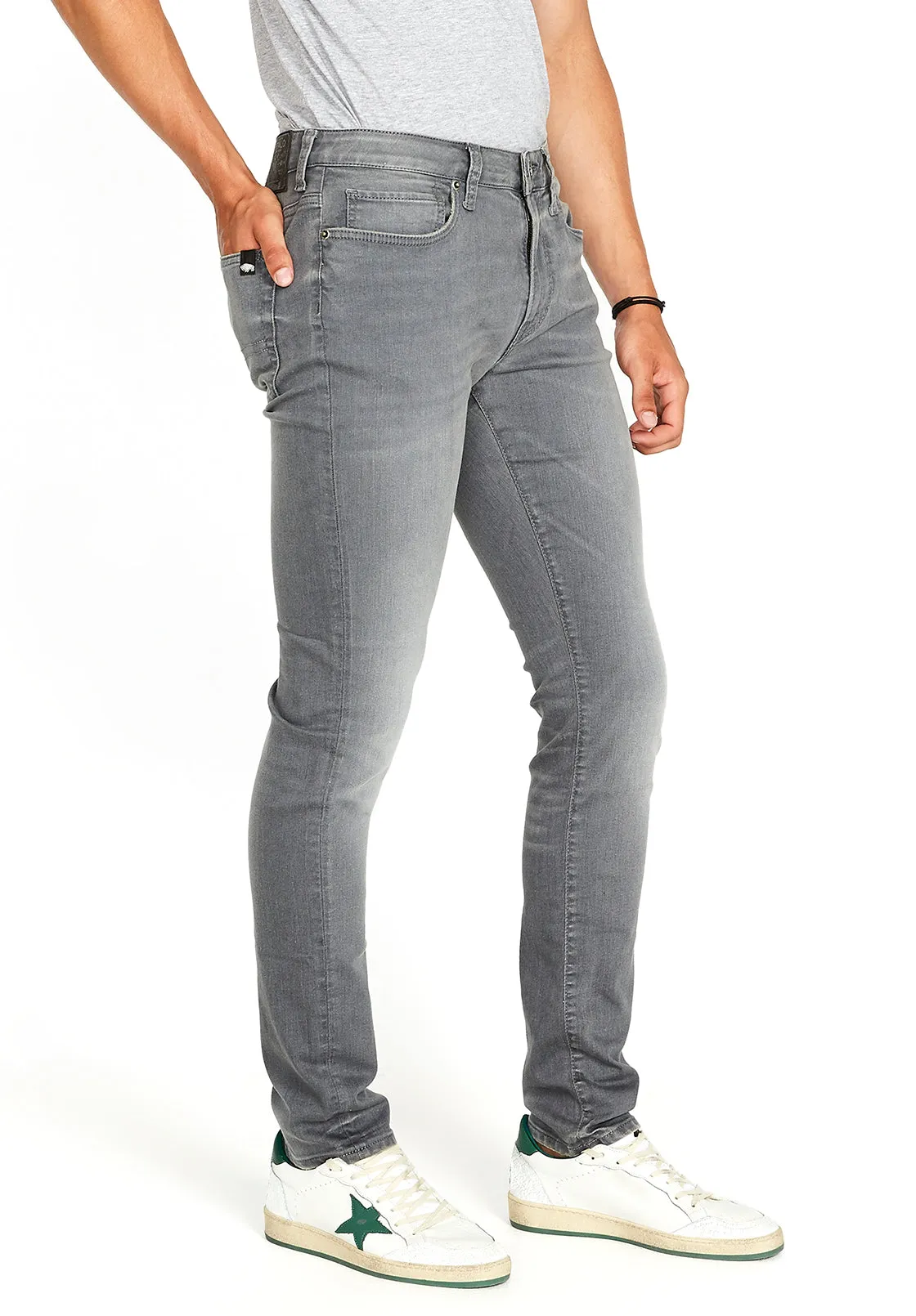 Skinny Max Men's Jeans in Grey Sanded - BM22592