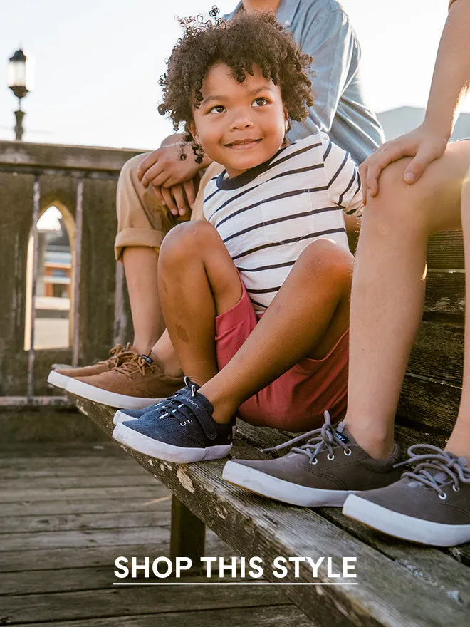 Spinnaker Kid's Washable Sneaker - Grey Leather