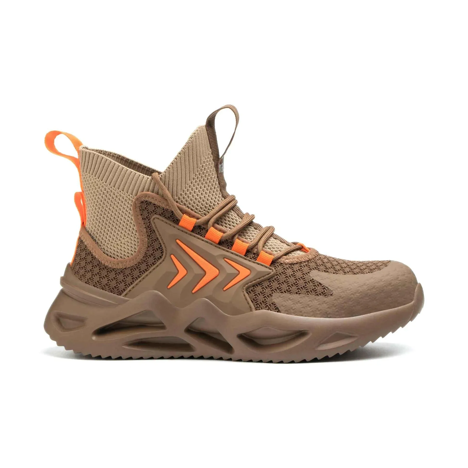 Steel Toe Athletic Mid Safety Boot Wheat Orange ABL99 KhaKI