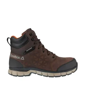 Sublite Cushion 6 Inch Composite-Toe Waterproof Athletic Work Boot Brown