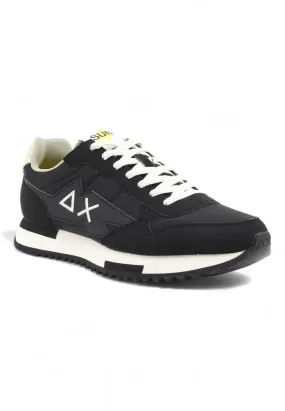 SUN68 Niki Solid Sneaker Uomo Nero Z34120