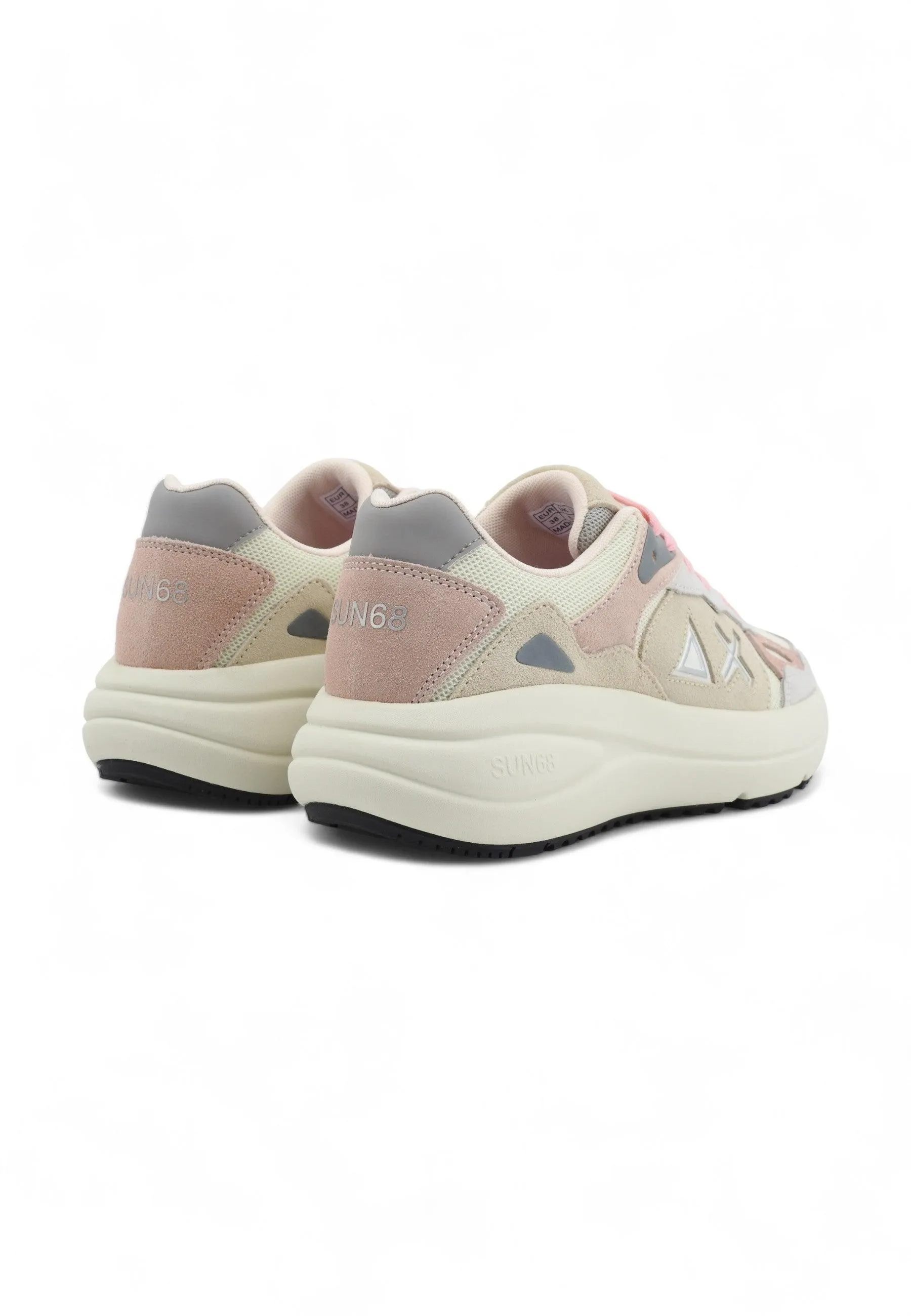 SUN68 Venus Sneaker Donna Bianco Panna Z34219