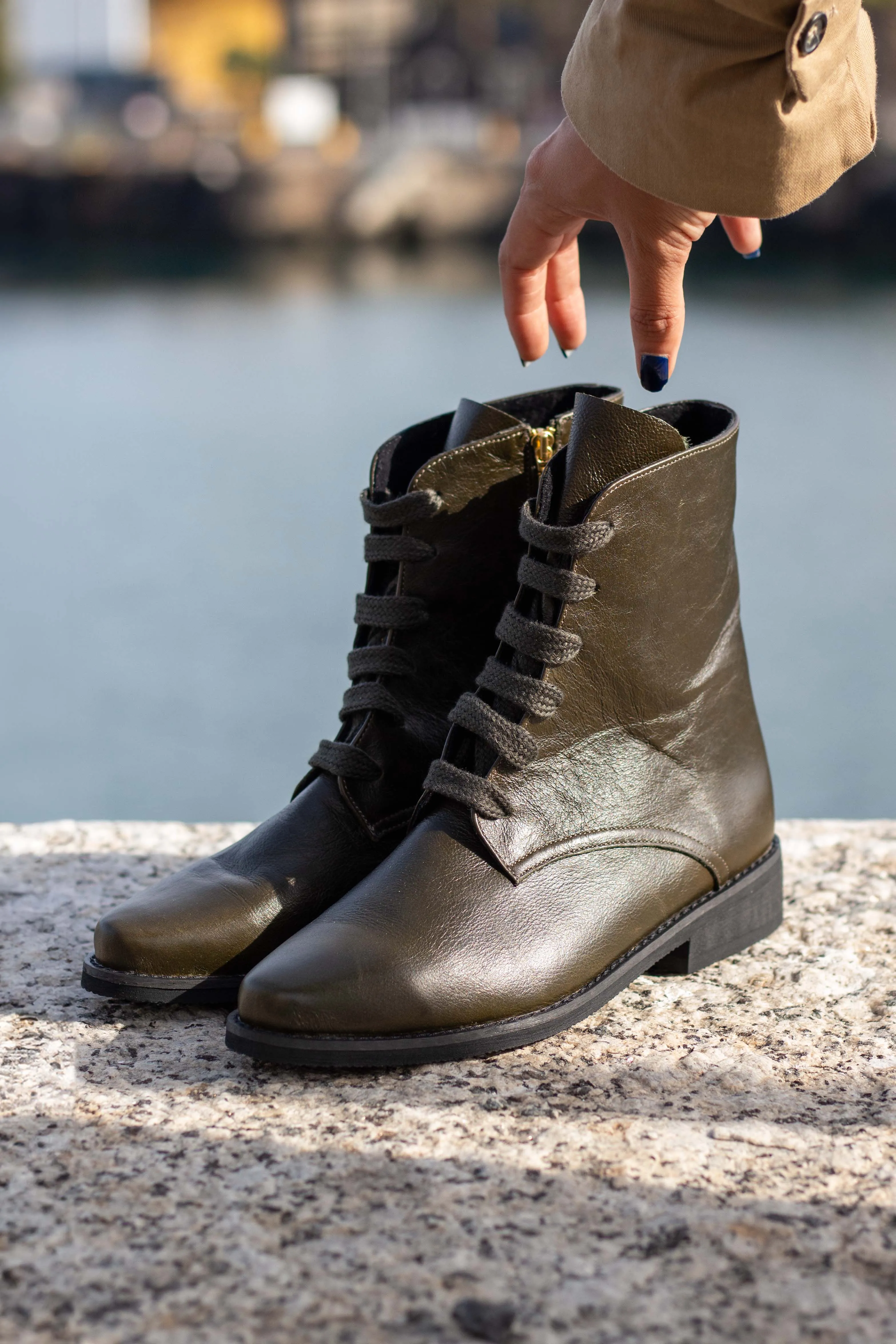 Uptown boot | Moroccan Green