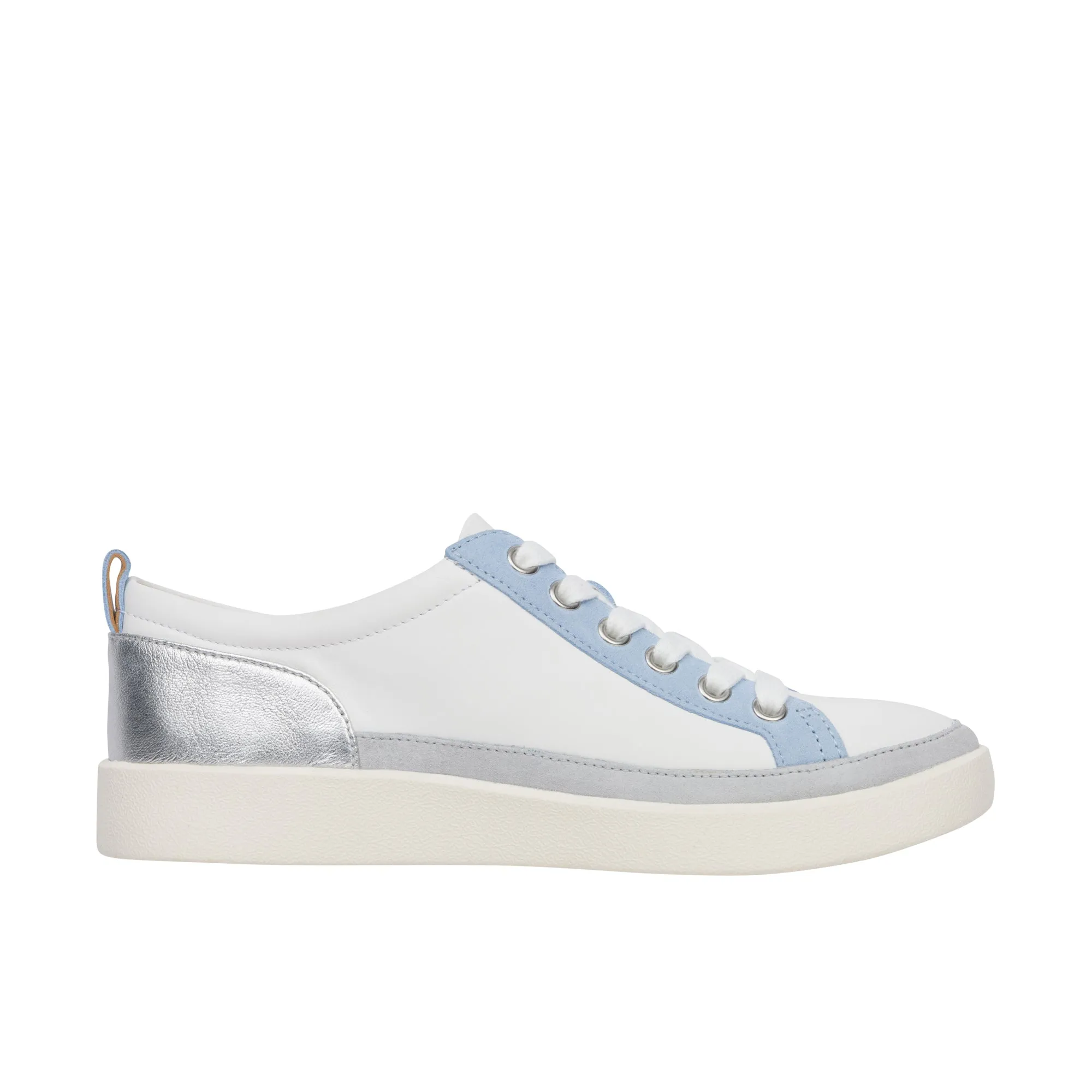 Vionic Womens Winny Sneaker White Silver