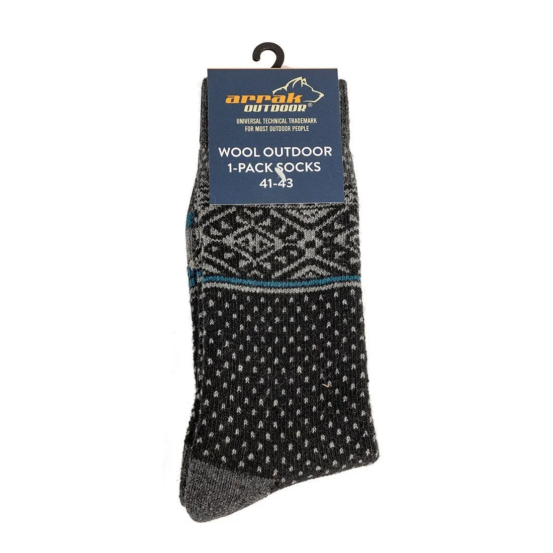 Winter Wool Sock (Black)